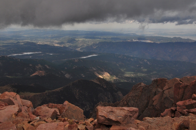 mountain view from the summit 